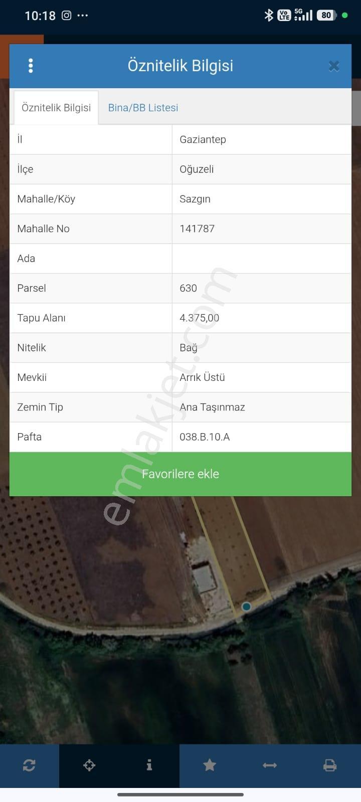 Arif Emlaktan Satılık Oğuzeli Sazgın Köyünde Hava Limanı Yanında Bağ Evlik Arazi - Görsel 12