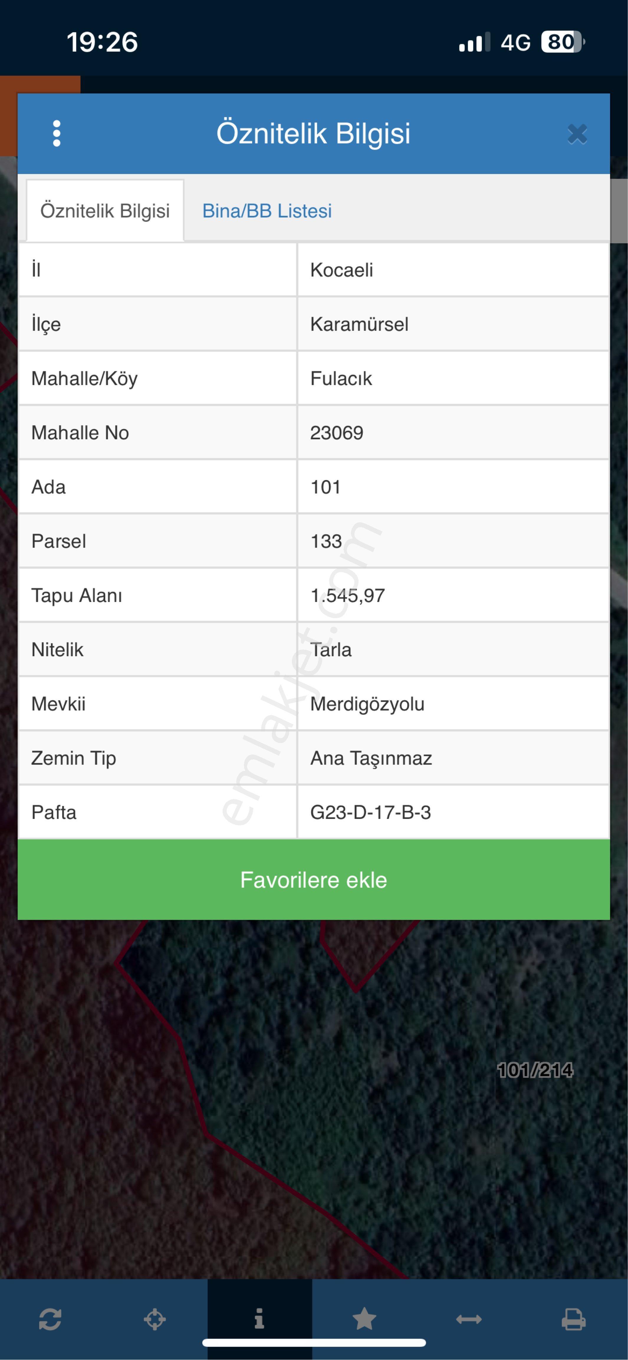 Karamürsel Fulacık’ta 1.5 Dönüm Satılık Arazi - Görsel 31