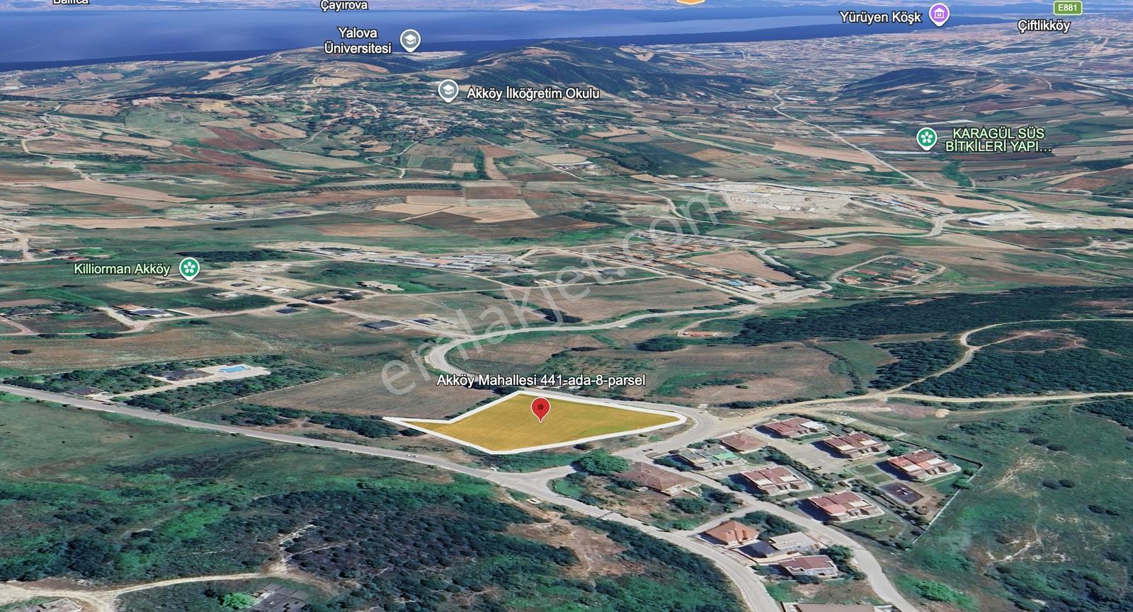 Yalova Termal Akköyde Turizm İmarlı Arsa - Görsel 11