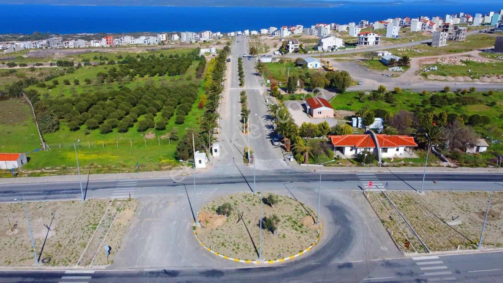Mordoğan Emlak'tan Bulvar Yoluna Sıfır Full Deniz Manzaralı Arsa - Görsel 11