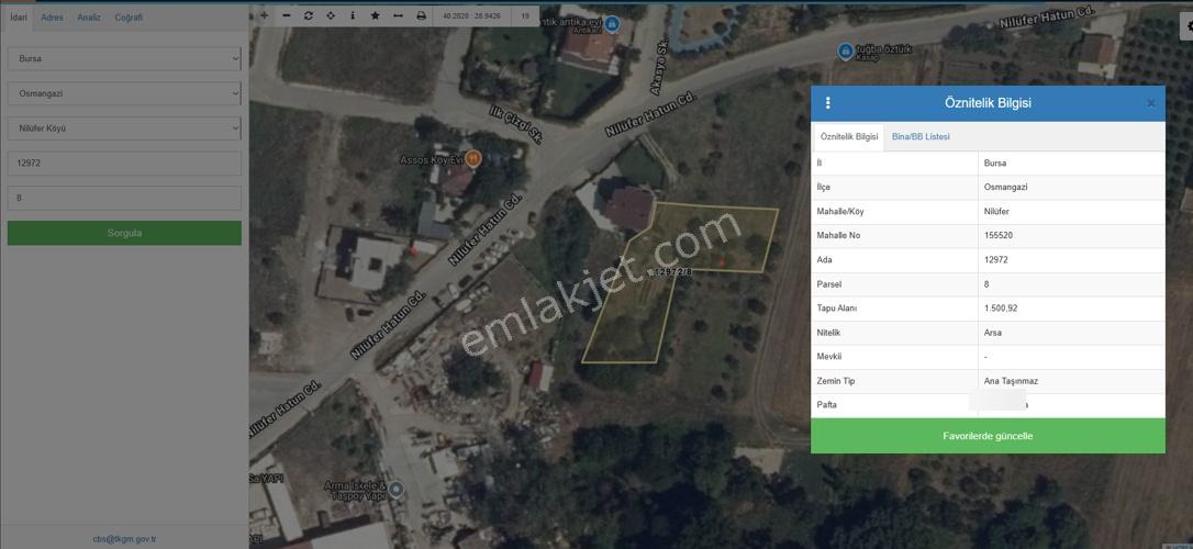 Remax Area Dan Nilüferköyde Yüksek Ticari Potansiyelli Arsa - Görsel 3