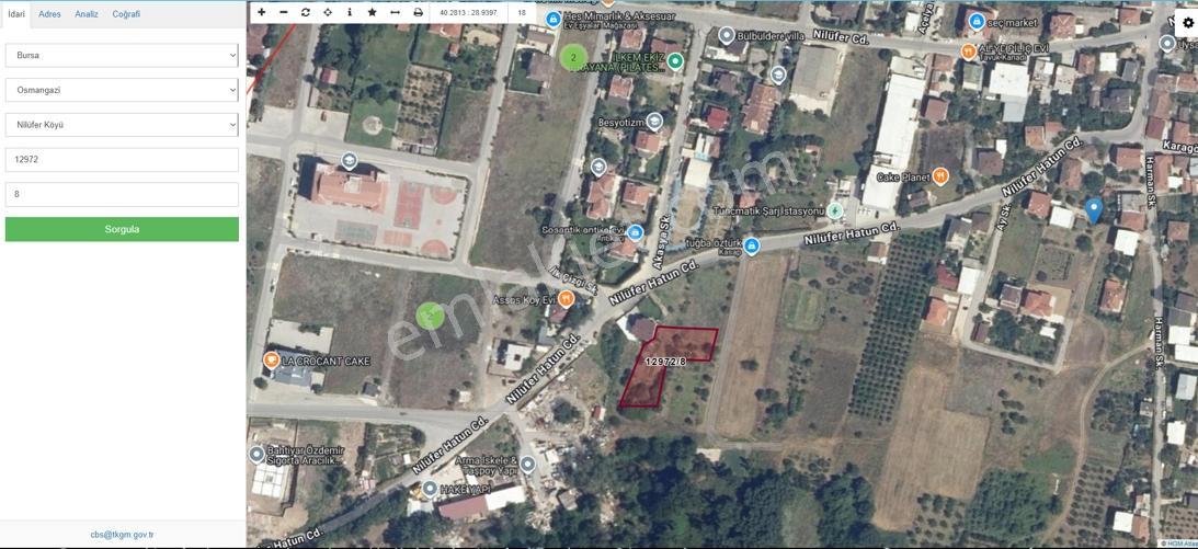 Remax Area Dan Nilüferköyde Yüksek Ticari Potansiyelli Arsa - Görsel 14
