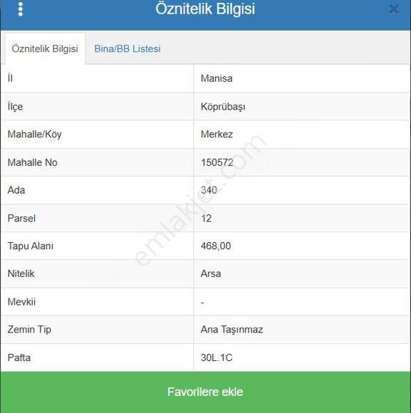 Köprübaşı Temrek Mah.de 3 Kat İmarlı 468 M2 Satılık Arsa - Görsel 6