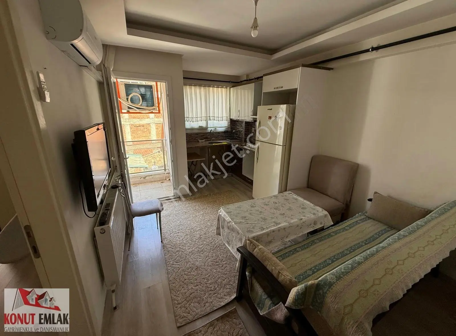 Konut Emlaktan Turan Mh Ful Eşyalı Kiralık 1+1 Daire - Görsel 2