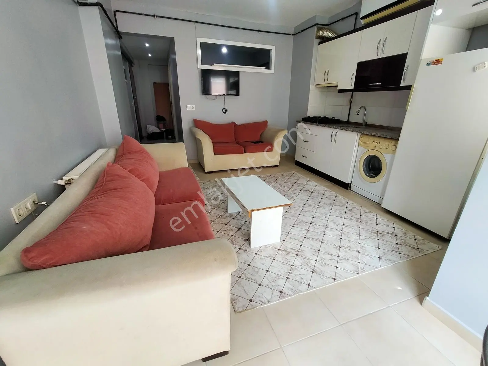 Çınarda Atalar Mah 50m2 1+1 Arakat Eşyalı Kiralık Apart Daire - Görsel 3