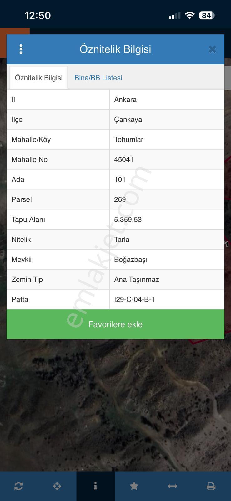 Çankaya Tohumlar Da Resmi Yola Cepheli Yatırımlık Satılık Hisse - Görsel 2