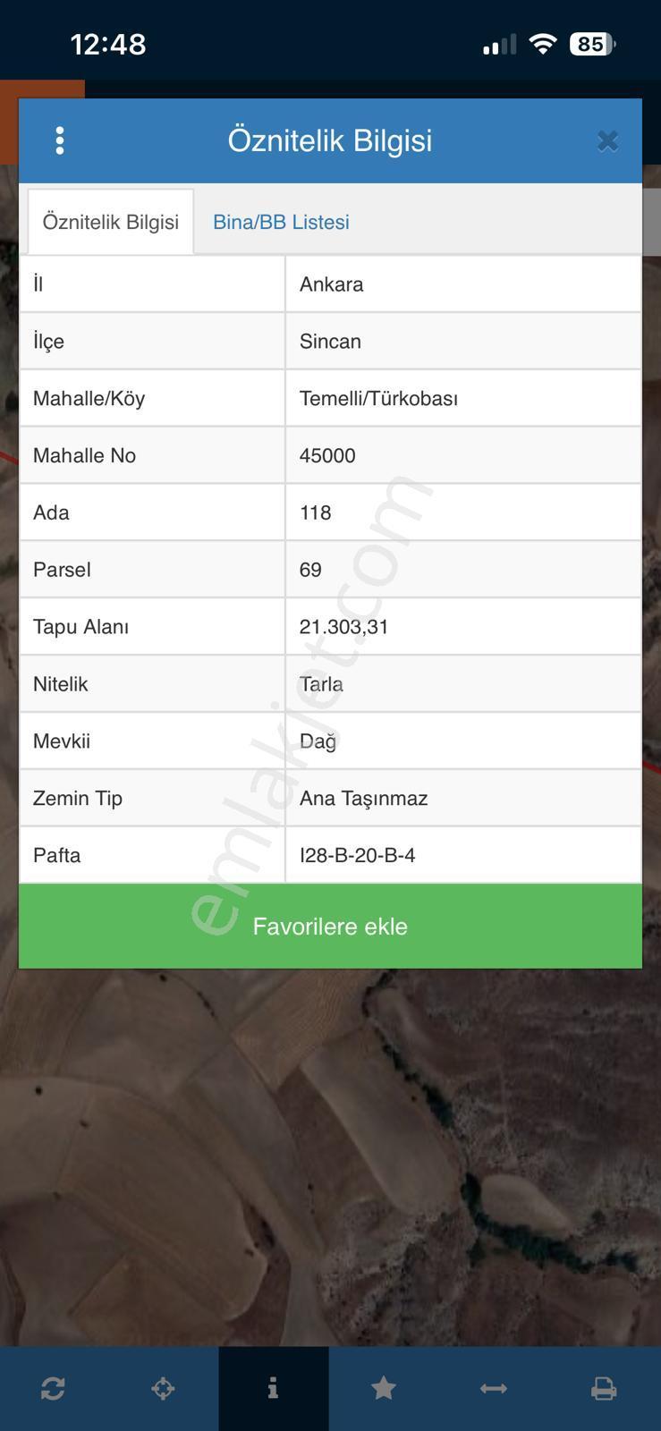 Sincan Türkobasında Sanayii Genişleme Alanı Yakını Satılık Hisse - Görsel 3