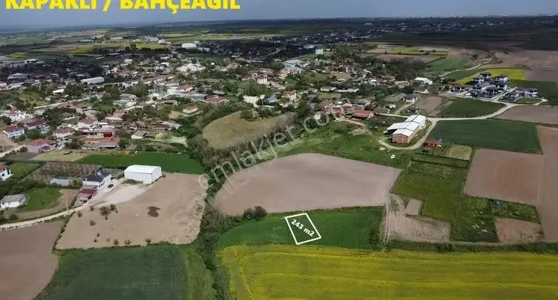 Kapaklı Bahçeağıl'da 243 M2 Arsa