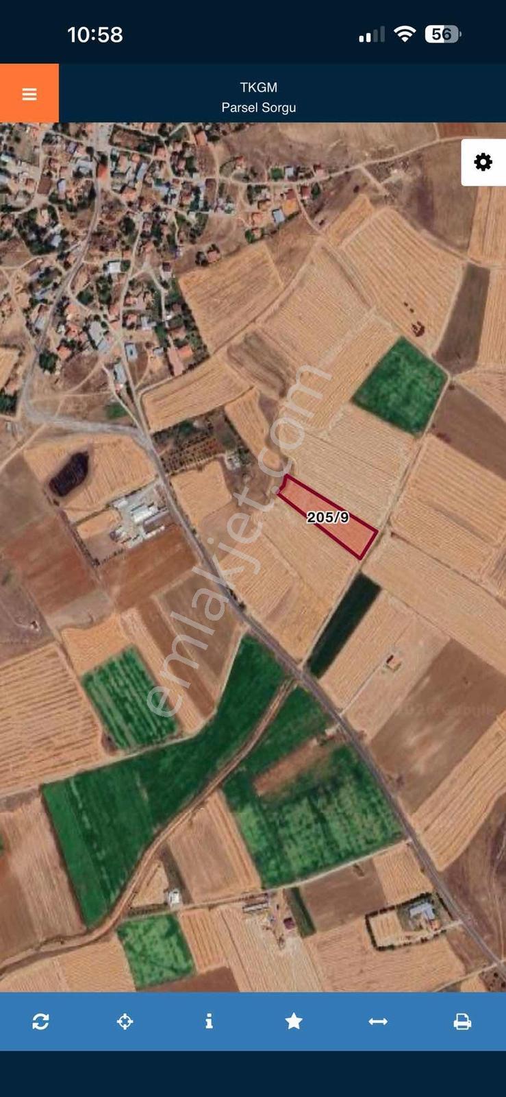 Bünyan Burhaniye'de 6850m2 Ana Yol Yakını Ev Ahır Yapımına Uygun - Görsel 4