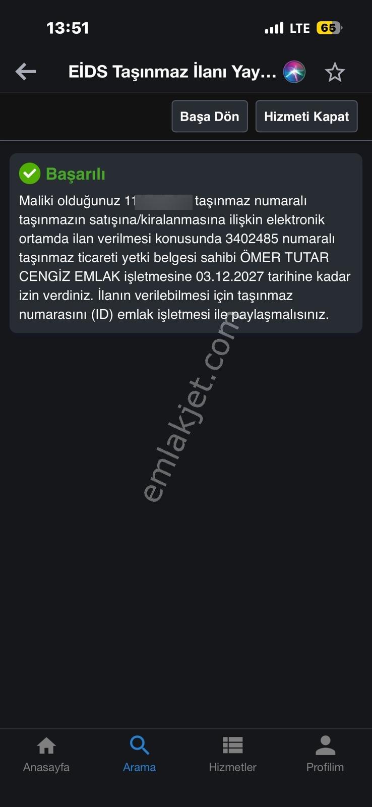 Cengiz Emlak Tan Bekirli Köy İçi 400m2 Arsa - Görsel 3
