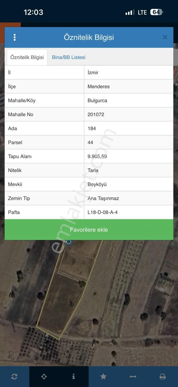 İzmir Şaşal'da 2500 M2 Satılık Arsa - Görsel 5