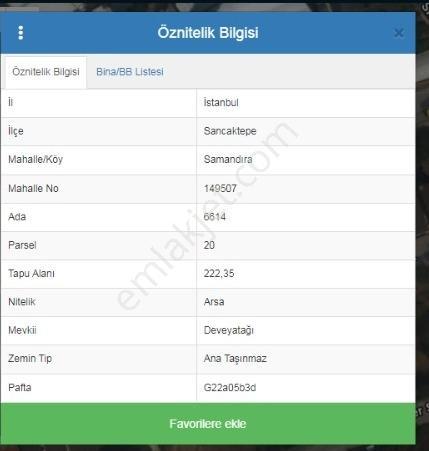 Sancaktepe'de İnşaata Uygun 5 Dairelik Projeli Yatırımlık İmarlı - Görsel 5