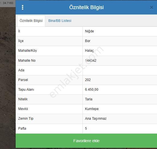 Emin Emlak Bor Halaç Köyü 13 Dönüm Suyu Bulunan Satılık Tarla - Görsel 6