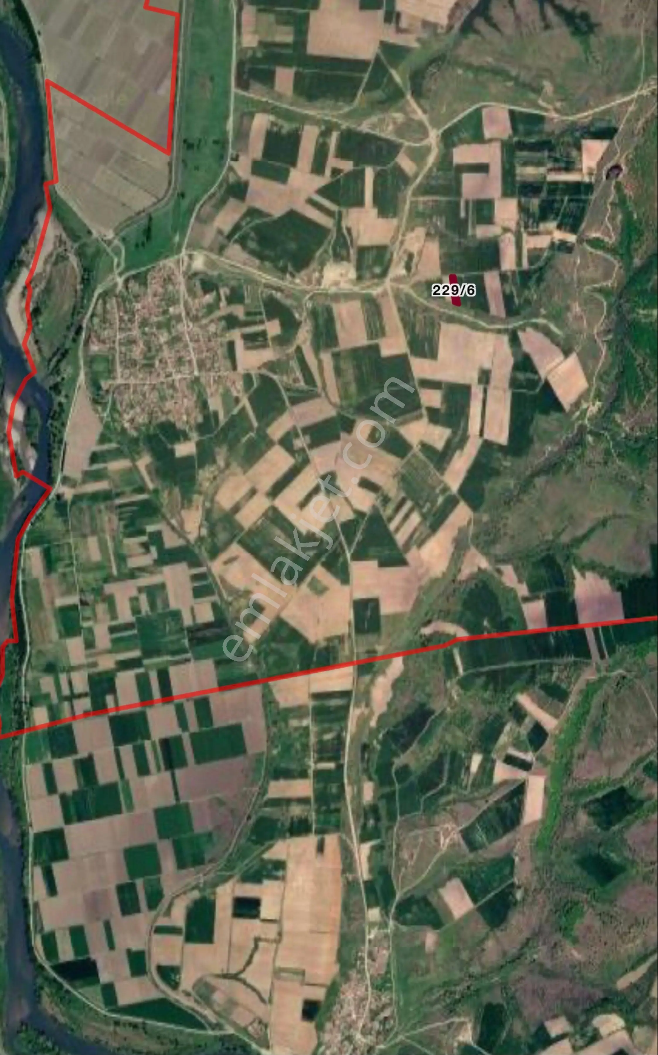 Satılık Elçili Köyün'de 2086m2 Tarla - Görsel 4
