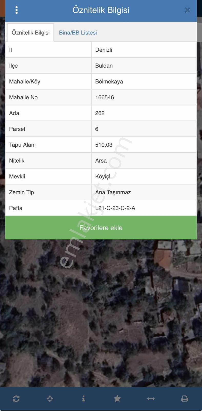 Buldan Bölmekayada 510 M2 Satılık Arsa - Görsel 4