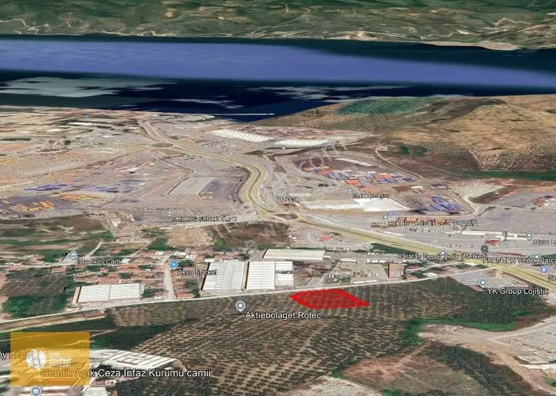 The World Seller'den Gemlik'de Depo İmarlı Arsa
