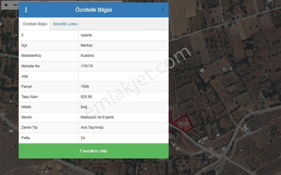 Isparta Kuleönünde Satılık 925 M² Bağyola Sıfır,elektrik Hazır - Görsel 5