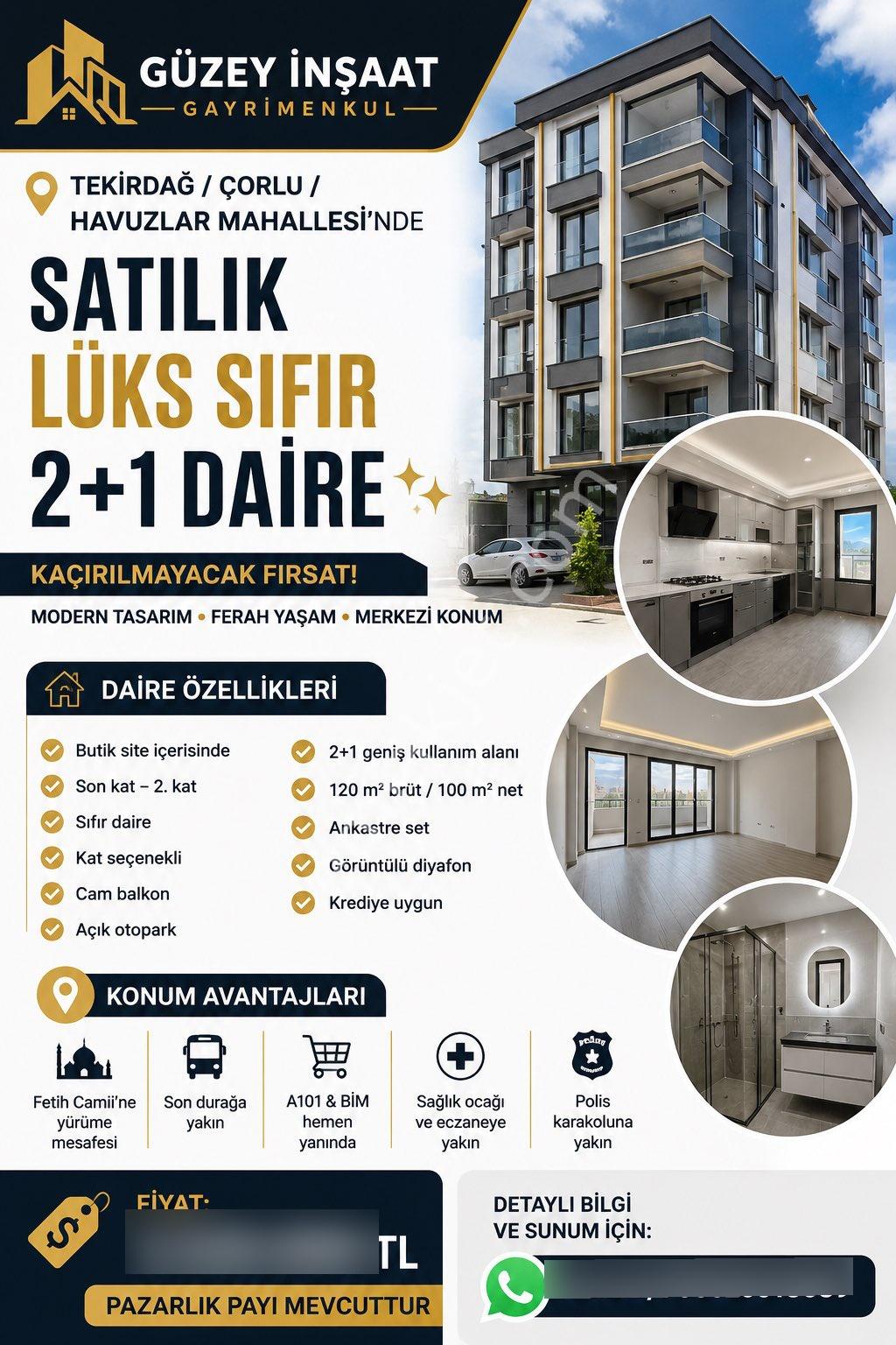 Acil Satılık 2 + 1 Sıfır Daire Havuzlar Mahallesi’nde - Görsel 16