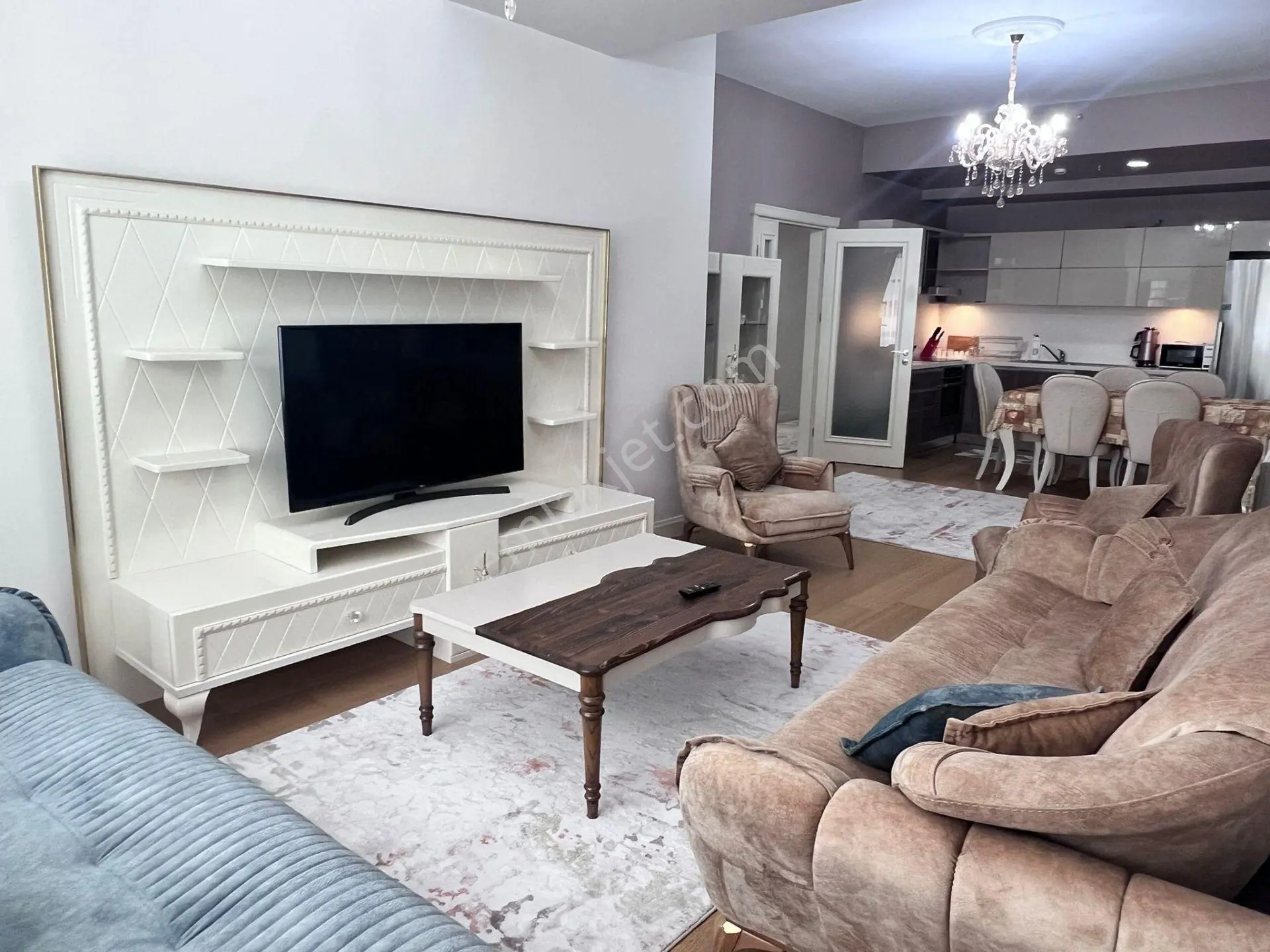 Kiptaş Venezia Mega Kiralık Full Lüks Eşyalı 2 Banyolu 2+1 Daire - Görsel 3