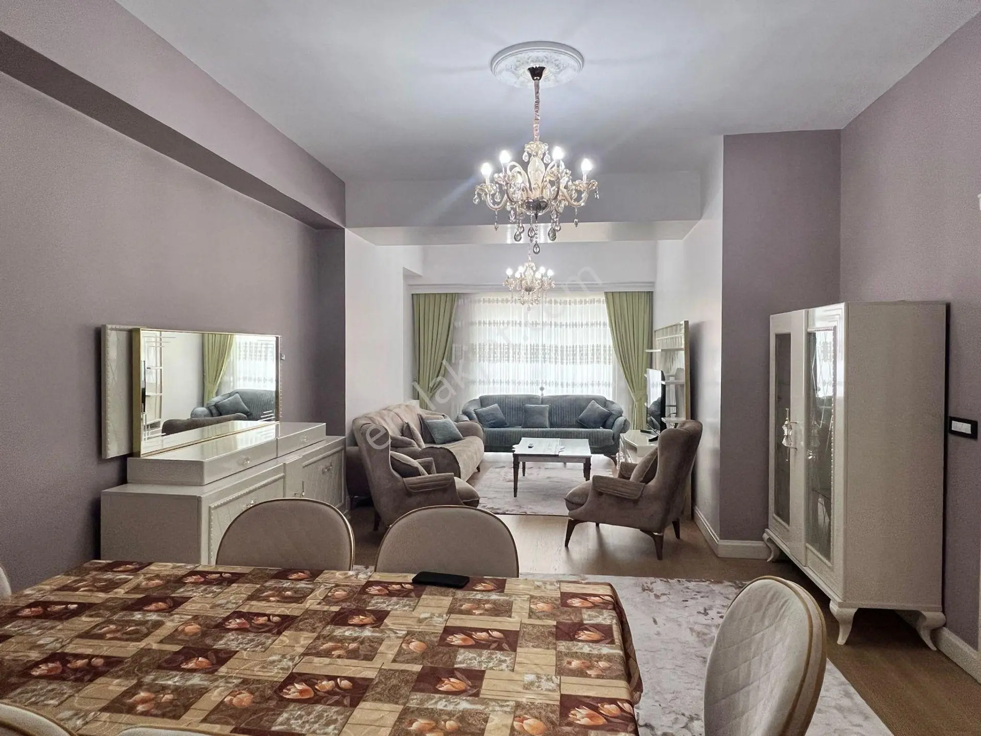 Kiptaş Venezia Mega Kiralık Full Lüks Eşyalı 2 Banyolu 2+1 Daire