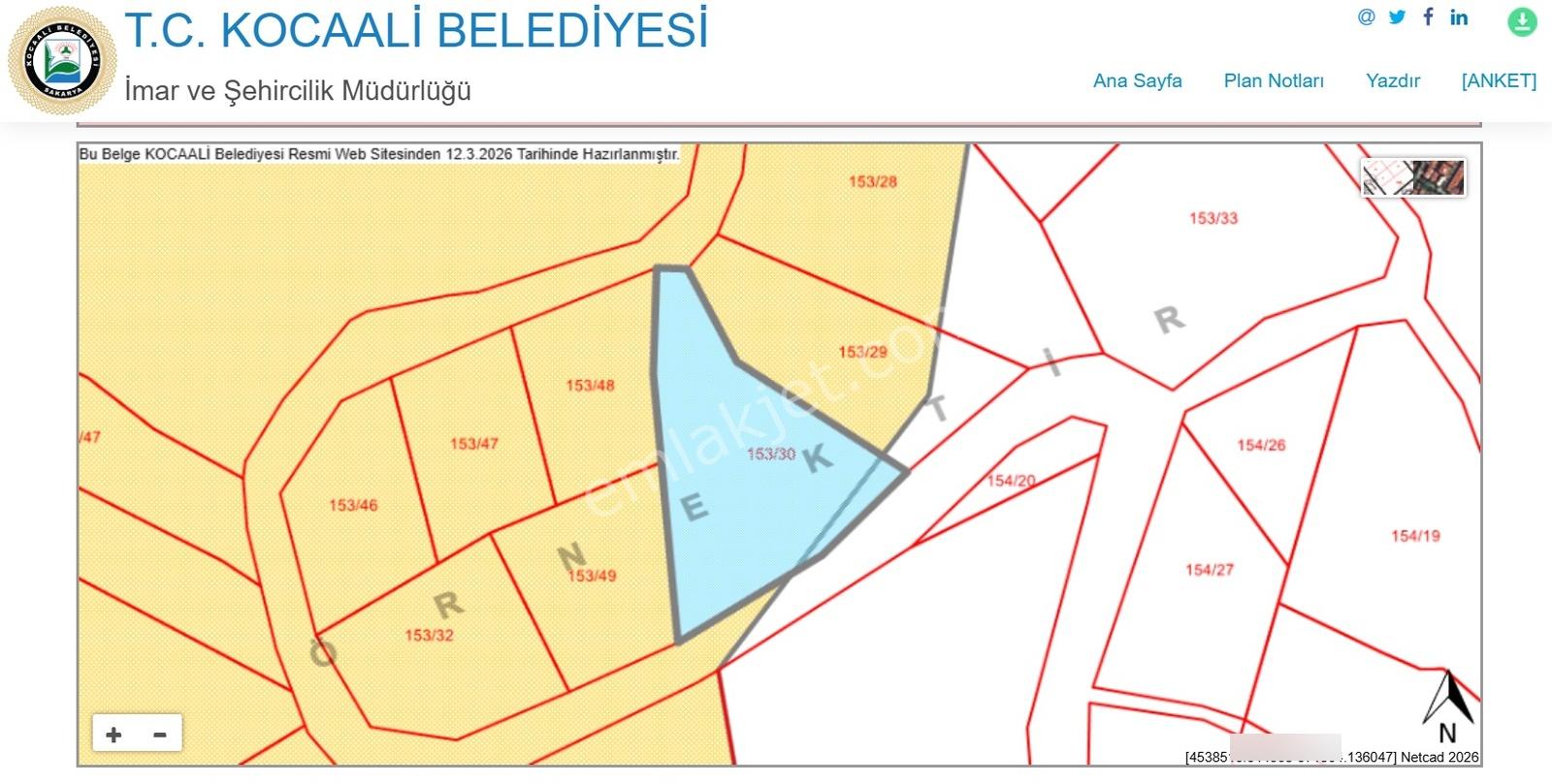 Kocaali'de Deniz Manzaralı 2 Asfalt Yol Cepheli 1.548 M2 İmarlı - Görsel 21