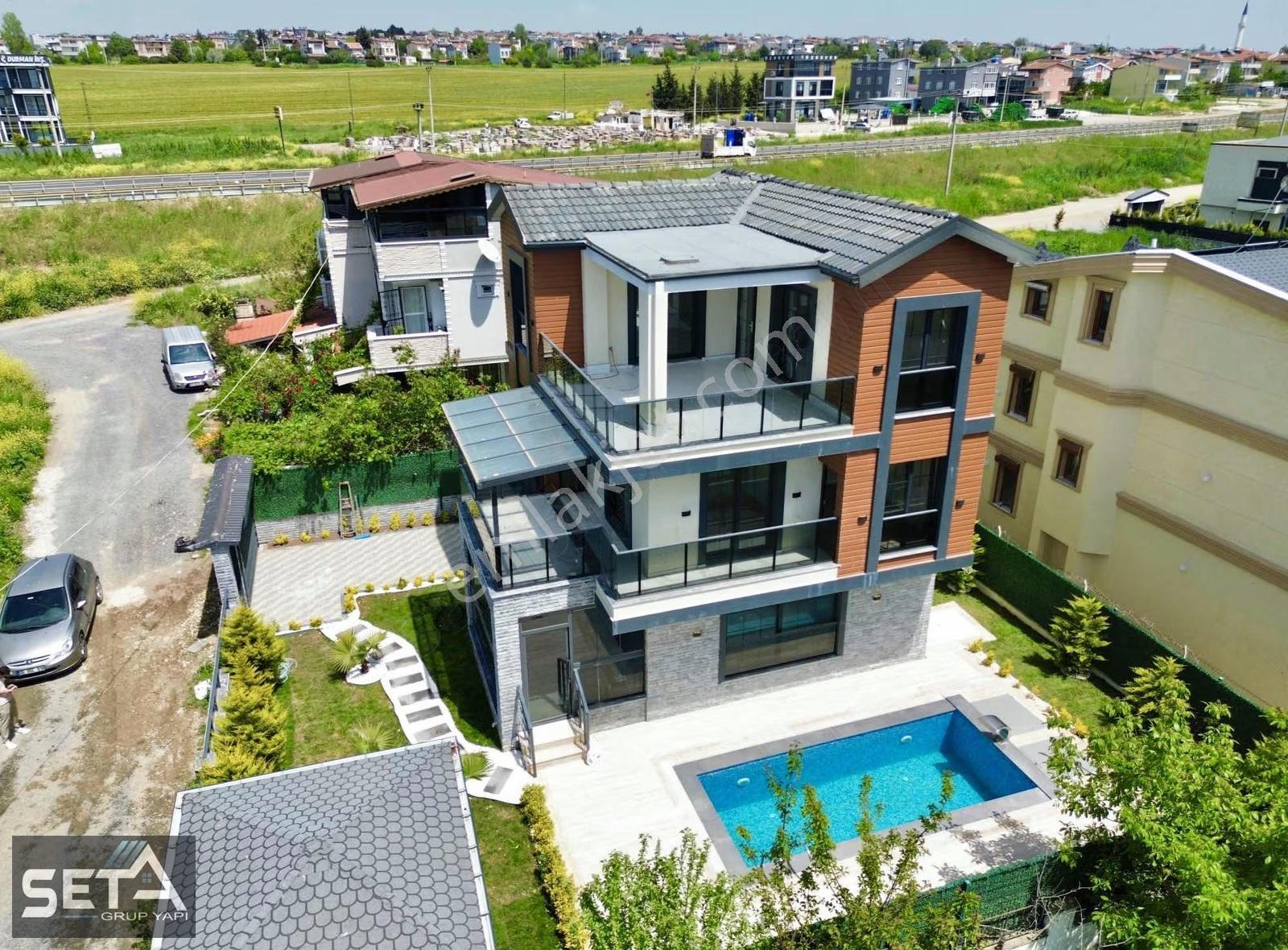▃▅▇seta Grup▇▅▃denize 200m 5+1 Çardaklı Havuzlu Lüks Villa ..! - Görsel 23
