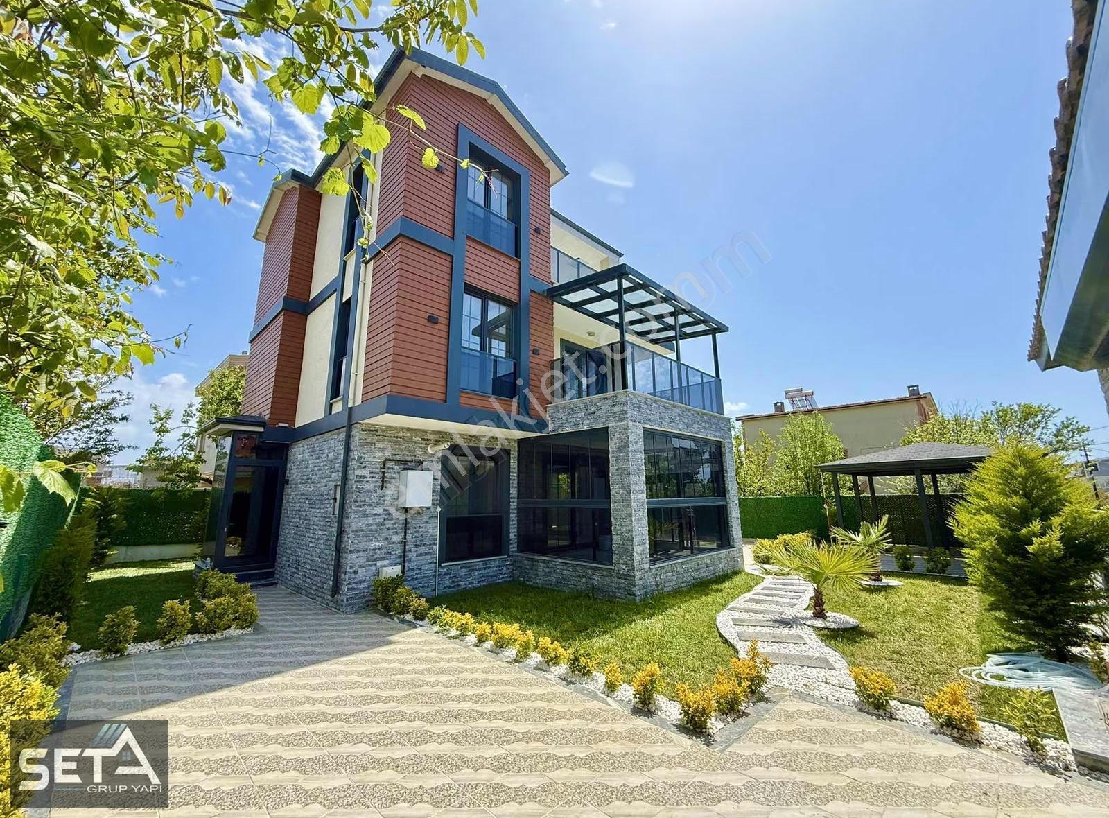 ▃▅▇seta Grup▇▅▃denize 200m 5+1 Çardaklı Havuzlu Lüks Villa ..! - Görsel 22