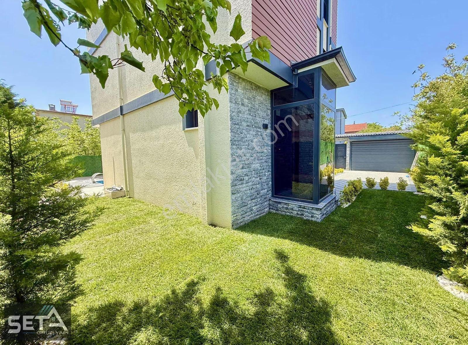 ▃▅▇seta Grup▇▅▃denize 200m 5+1 Çardaklı Havuzlu Lüks Villa ..! - Görsel 9