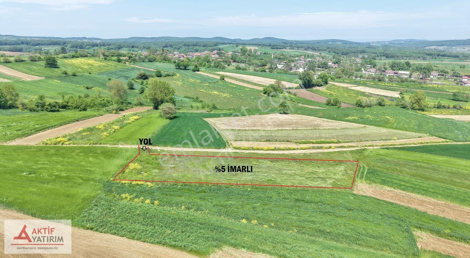 Kandıra Özbey'de 1504 M2 Resmi Yollu %5 İmarlı Çapı Düzgün Tarla - Görsel 13