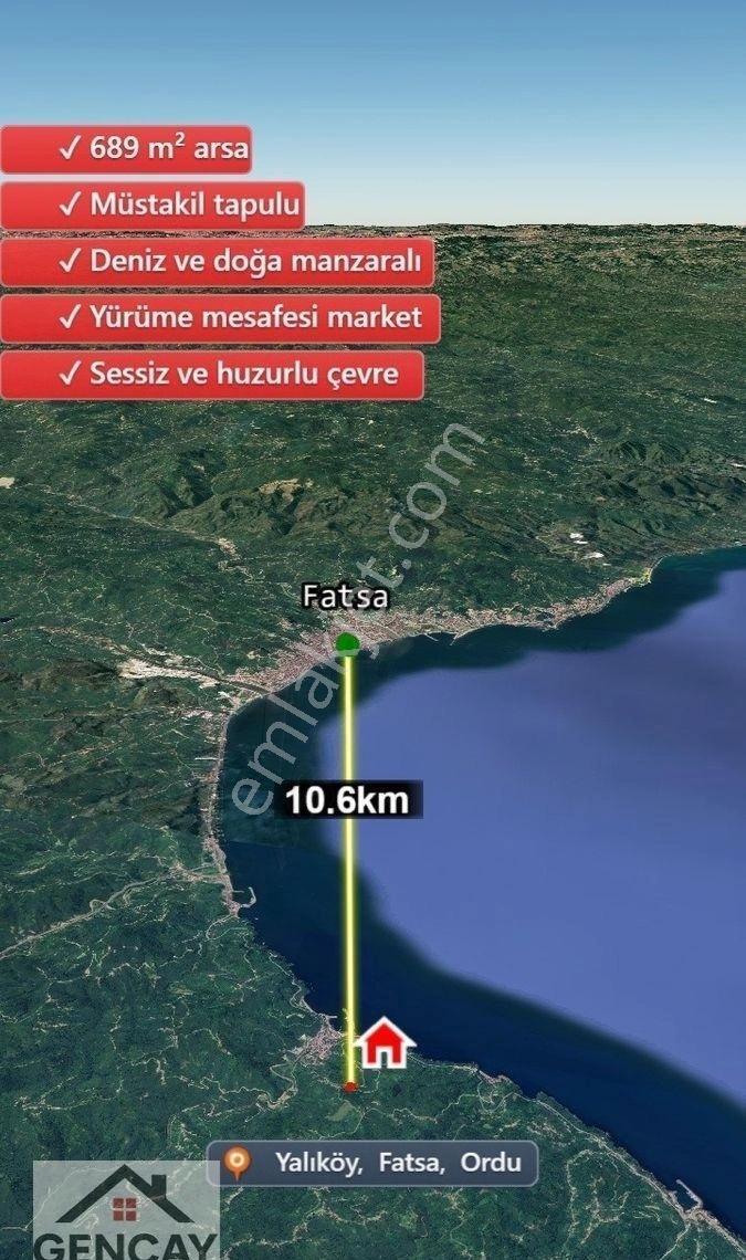 Fatsa Yalıköy'de Deniz Ve Doğa Manzaralı Satılık Arsa - Görsel 7