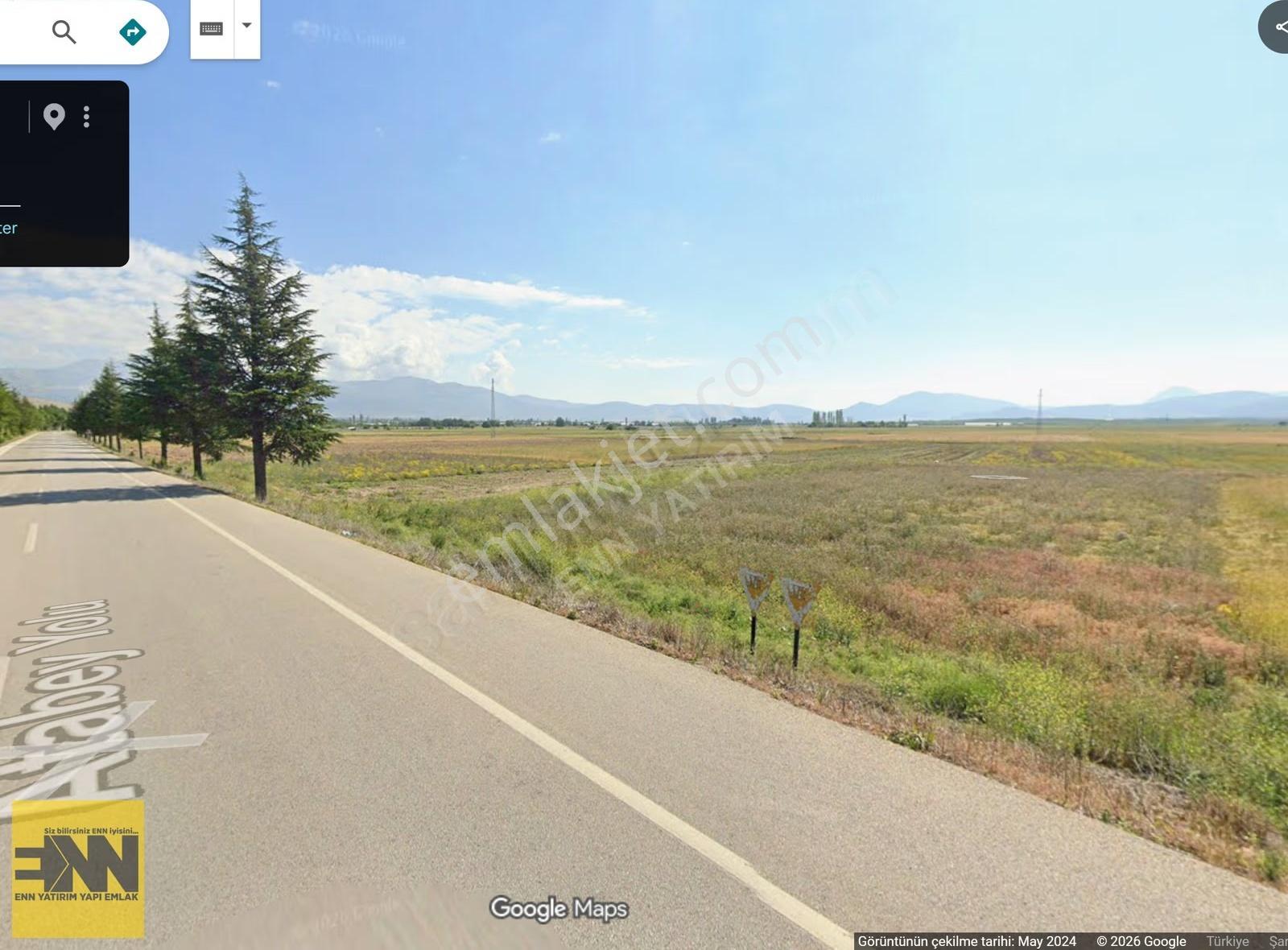 Isparta Kuleönü Bayat Arası Yola Sıfır Cephe Satılık Arazi - Görsel 5