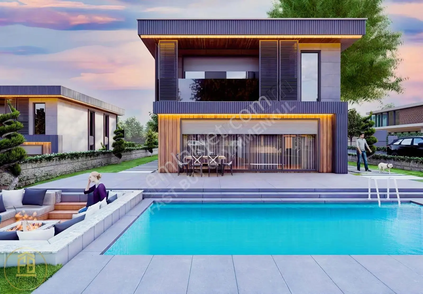 Tuzla Tepeören Mah 6+1 Müstakil 700 M2 Arsa Paylı Satılık Villa