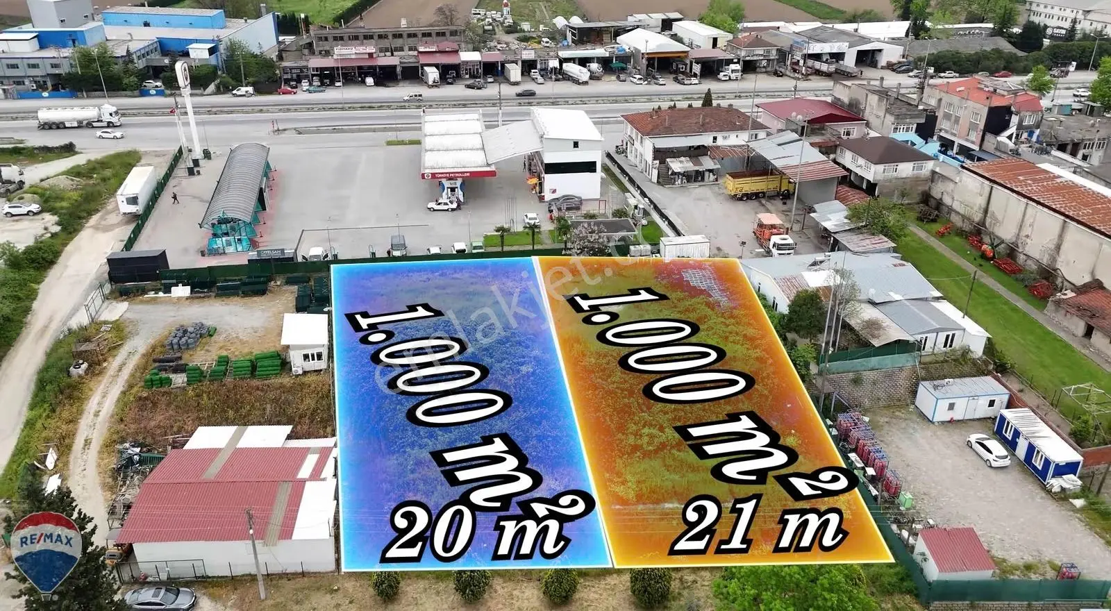 Remax Maviden Beşköprüde E-5 150m Yakın Kiralık 2.000 M² Arsa - Görsel 3