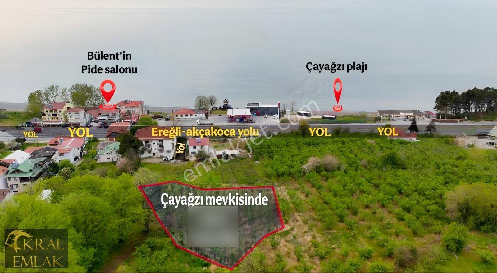 Çayağzı Mevkinde Ful Deniz Manzaralı İmarlı 4060m2 Satılık Arsa
