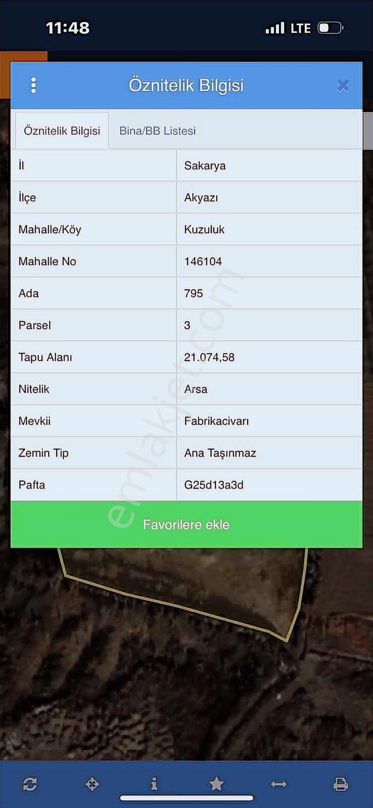 Remax Ay H. Kubilay Satılık Sanayi Arsa Kuzuluk Akyazı Sakarya - Görsel 3