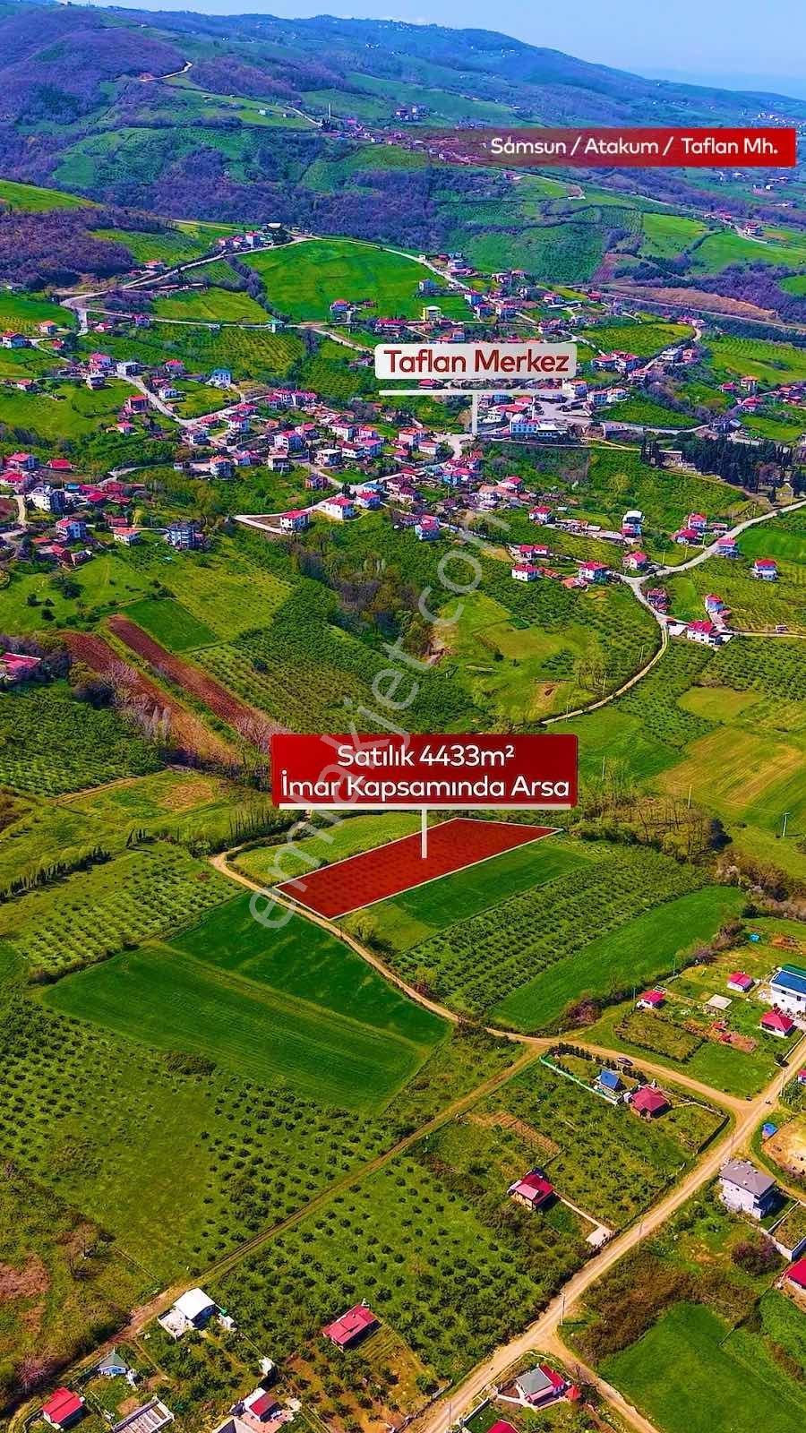 Truva'dan Atakum Taflan'da Deniz Manzaralı İmarda 4433 M2 Arsa - Görsel 12