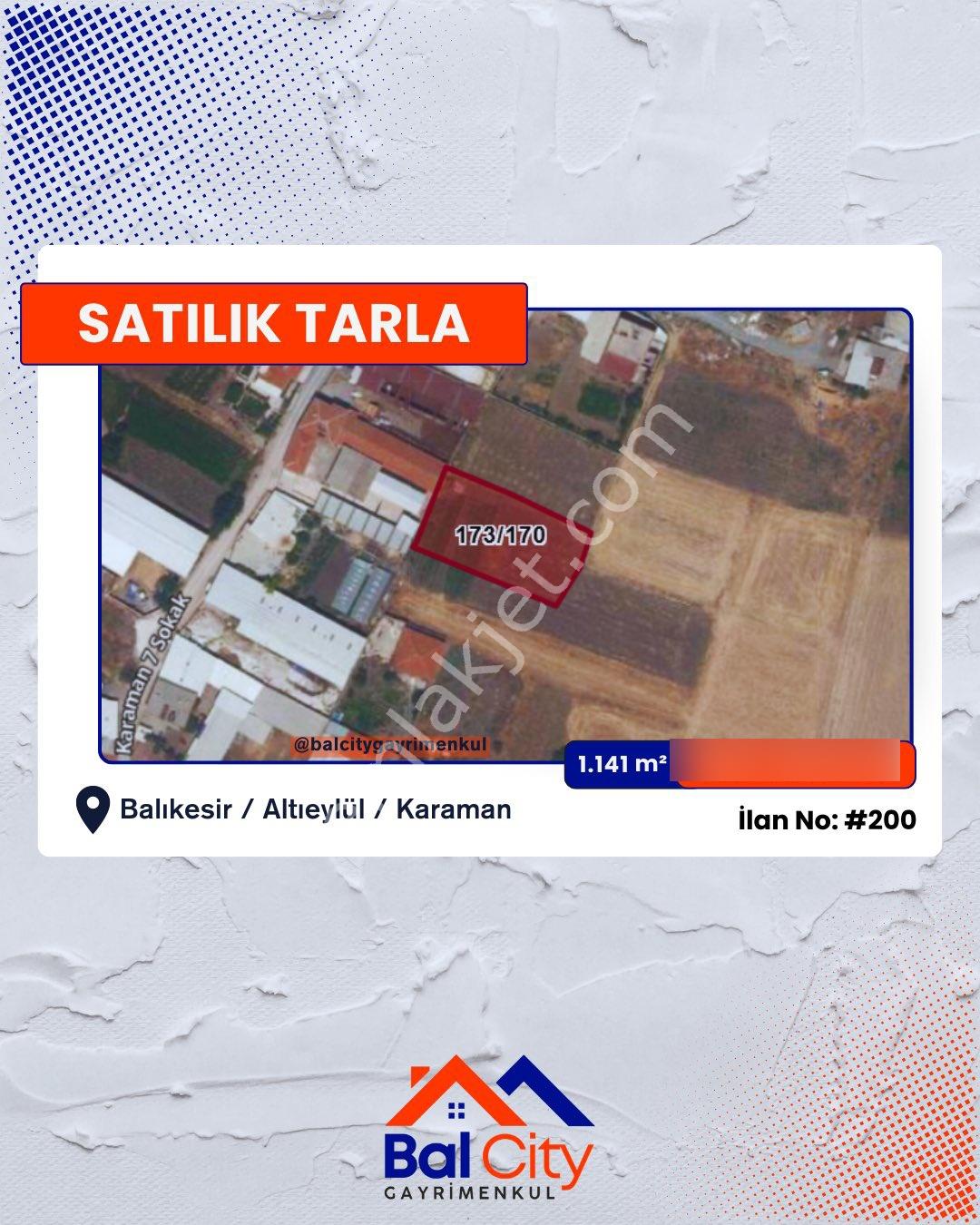 Balcity - Balıkesir Altıeylül Karaman Mah.'de Satılık Köyiçi Arsa - Görsel 2