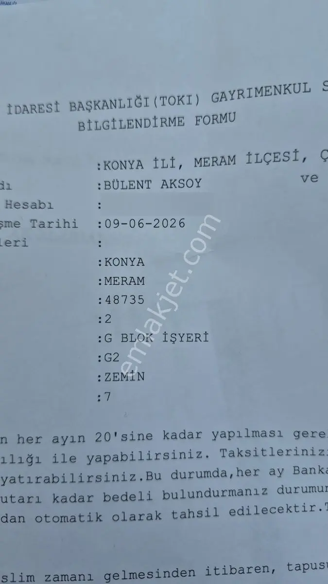 68 Bin Taksitle Resmi Tapu Devirli - Sanayi Dükkanı 200m2 - Görsel 3