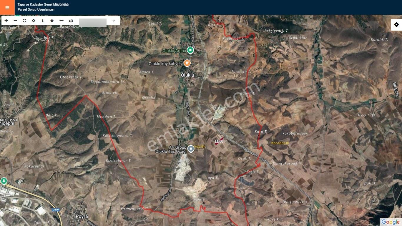 Doğacity Den Satılık Bilecik Söğüt Oluklu Da 5.033 M2 Tarla - Görsel 6