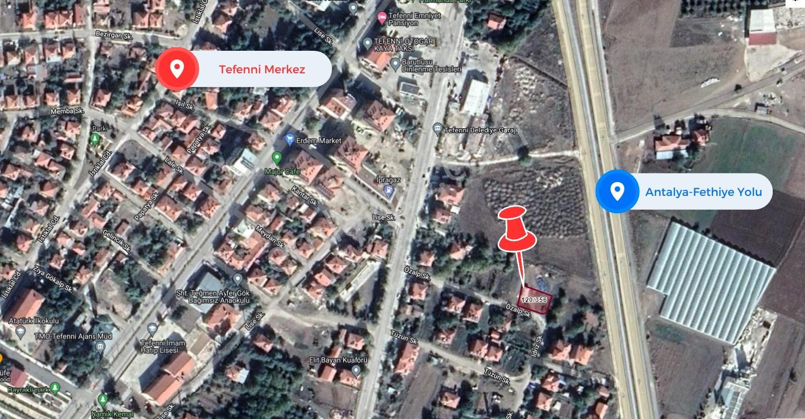 Tefenni Merkez/zafer Mh. Antalya Yolu Yakını 518m2 İmarlı Arsa - Görsel 6