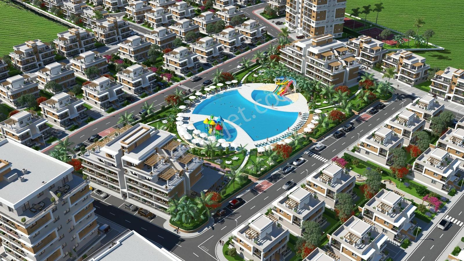 İskele Long Beach 2+1 Site İçerisinde Satılık Daire