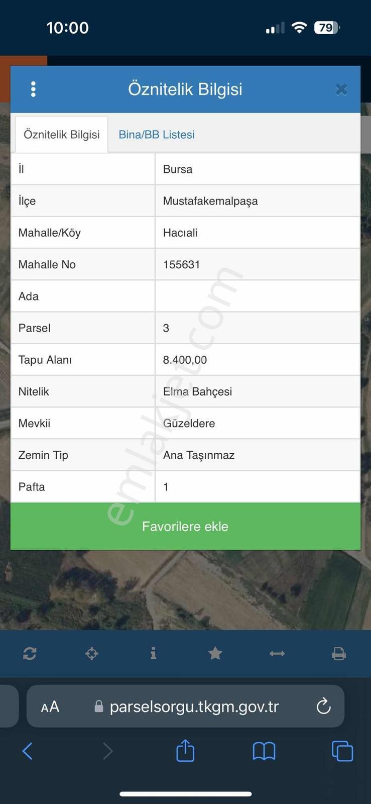 Öztarlacıdan Hacıali Satılık 8.400 M2 Yola Cephe - Görsel 2