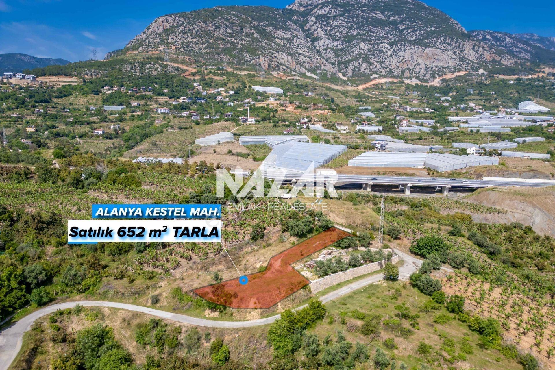 Alanya Kestel’de 652 M² Satılık Deniz Manzaralı Tarla - Görsel 2