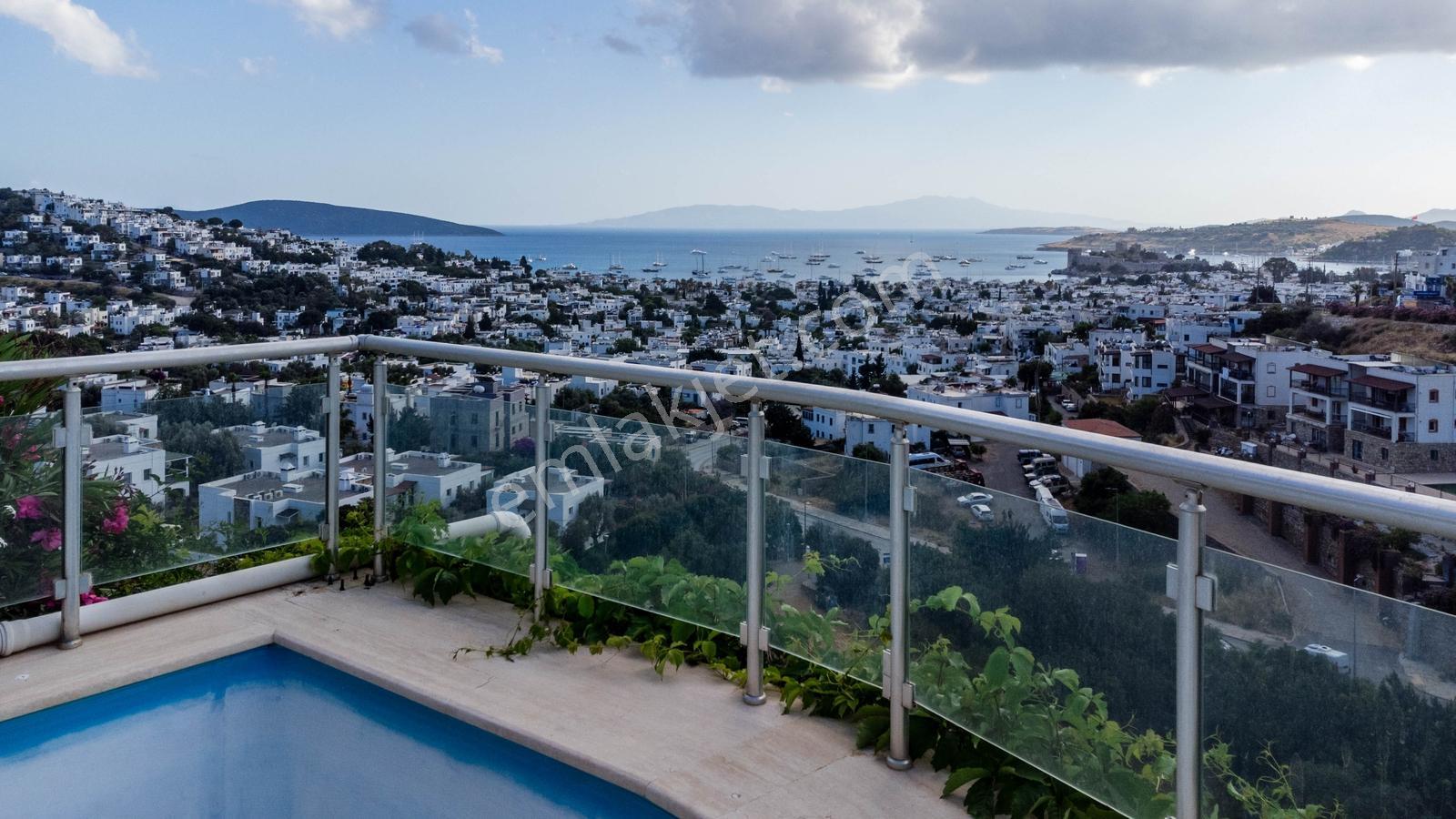 Villatepe Evleri'nde Kesintisiz Kale Ve Deniz Manzaralı Villa - Görsel 11