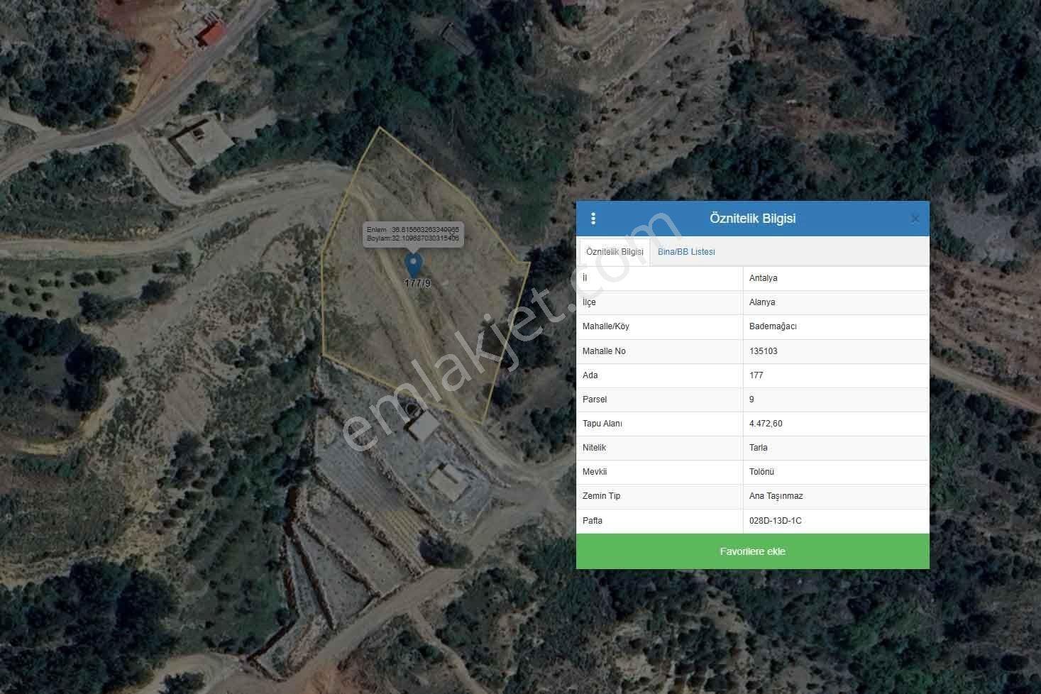 Alanya Bademağacı’nda 4.473 M² Satılık Deniz Manzaralı Tarla - Görsel 18
