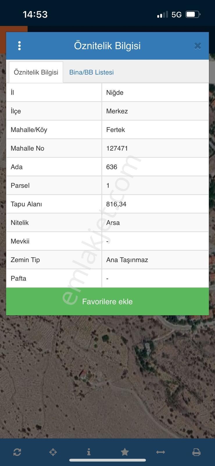 Cm Emlaktan , Fertekte Harika Konum 816 M2 Satılık Arsa - Görsel 8