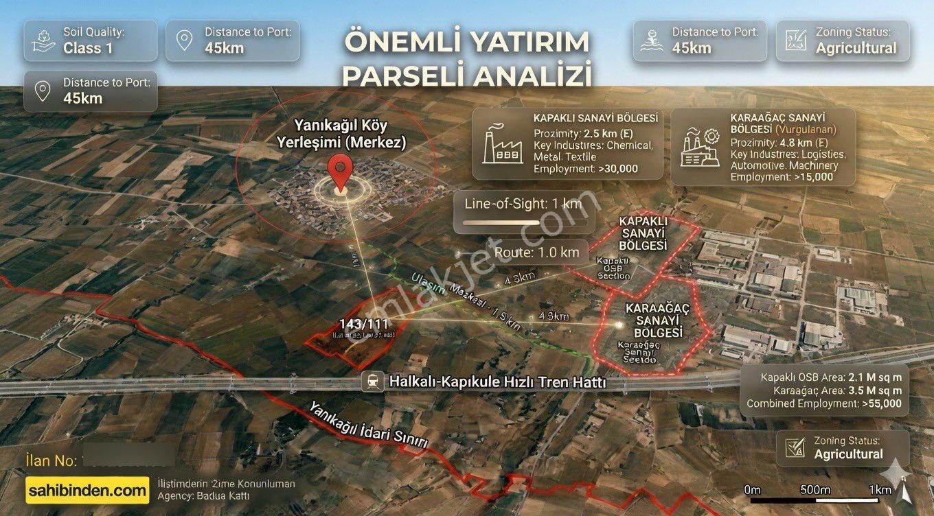 Hızlı Tren Ve Osb Yakını Parsel - Görsel 11