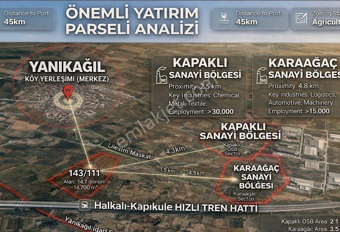 Hızlı Tren Ve Osb Yakını Parsel - Görsel 7