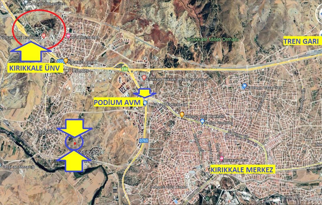 Kırıkkale'de Podium Avm Ve Üniversiteye Yakın En Az 12 Dairelik Arsa - Görsel 4
