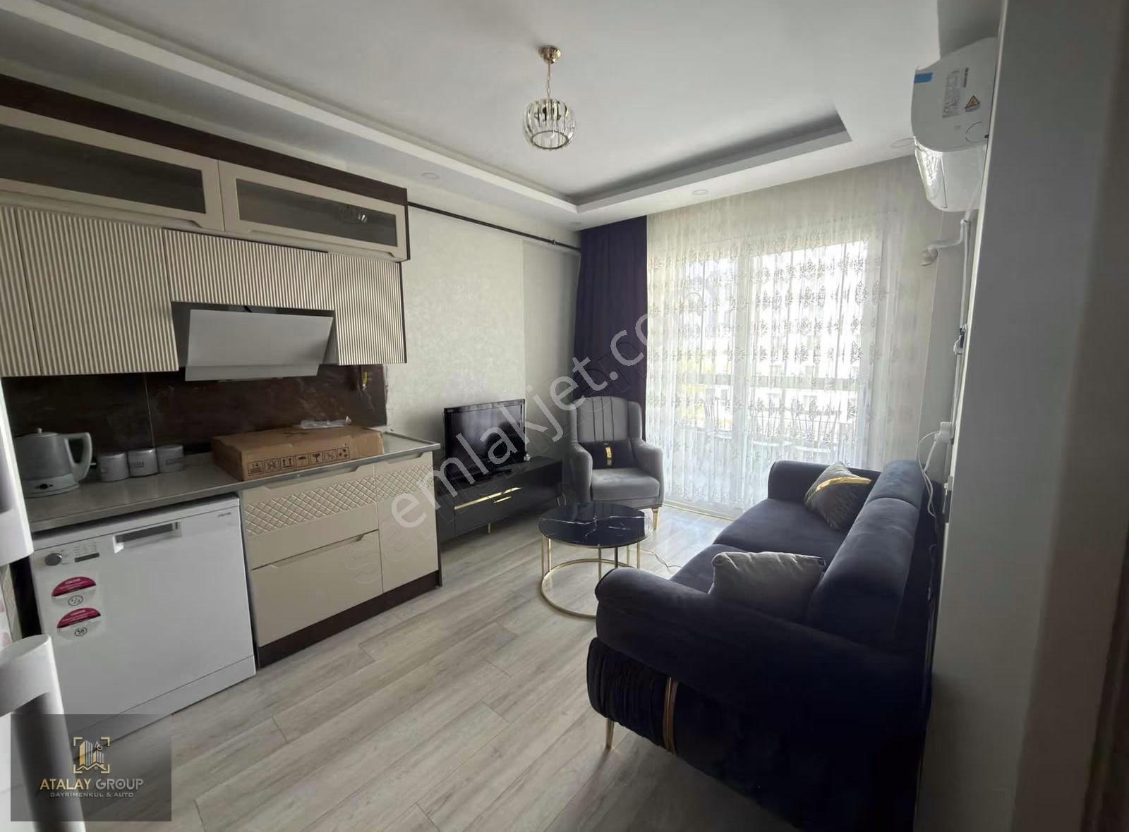 Atalay Gayrimenkulden Fırsat 1+1 Havuzlu Sıfır Eşyalı Kiralık !! - Görsel 11